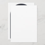 ミニマル結婚式招待状 招待状 (正面/裏面)