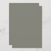 ミニマル結婚式招待状 招待状 (正面/裏面)