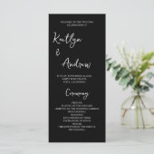 ミニマル結婚式 プログラム – エレガモダンンス (スタンド正面)