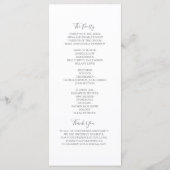 ミニマル結婚 プログラム (裏面)