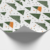 ミニマル緑の山 ラッピングペーパー (角)