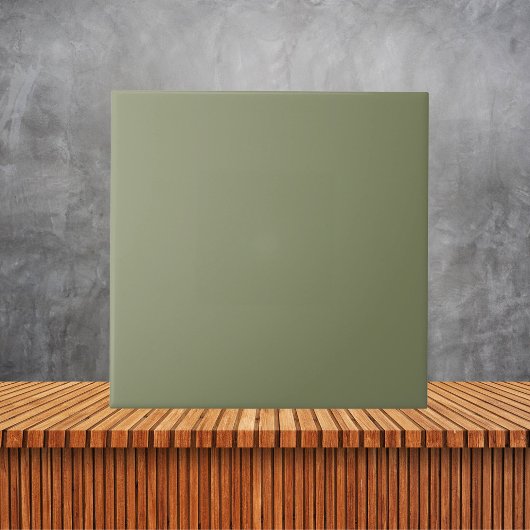 ミニマル緑無地無地の色セラミックタイル タイル