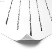 ミニマル線アート ポスター (角)