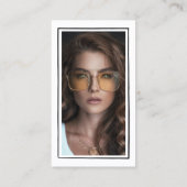 ミニマル線モデル写真 コーリングカード (裏面)