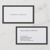 ミニマル縁どグ 名刺 (正面/裏面)