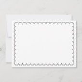 ミニマル縁どスのアドバイスカード 招待状 (裏面)