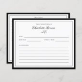 ミニマル縁どスの葉名レシピカード (正面/裏面)