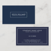 ミニマル縁ど枠 名刺 (正面/裏面)