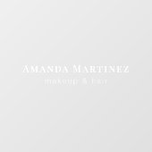 ミニマル美しいヘアメイクアップサロンブティック ウィンドウサイン (シート)