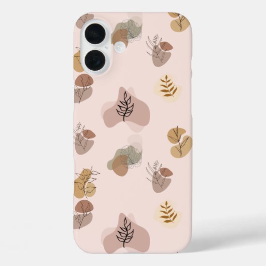 ミニマル美学抽象芸術パターン（の模様が）ある芸術 Case-Mate iPhoneケース (裏面)