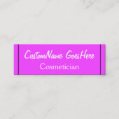 ミニマル美容師名刺 スキニー名刺 (正面)