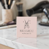 ミニマル美容師名刺 スクエア名刺