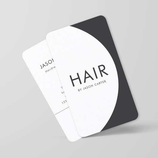 ミニマル美容師美容師 名刺