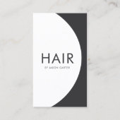 ミニマル美容師美容師 名刺 (正面)
