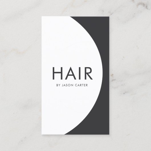 ミニマル美容師美容師 名刺 (正面)