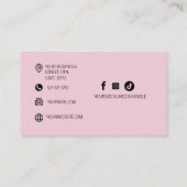 ミニマル美容師 名刺 (裏面)