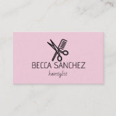 ミニマル美容師 名刺 (正面)