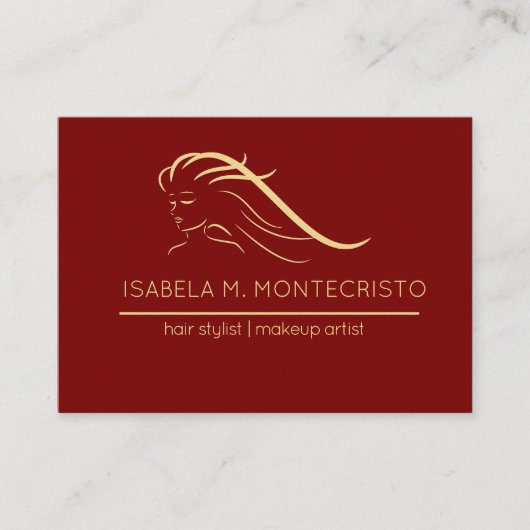 ミニマル美容師 名刺 (正面)