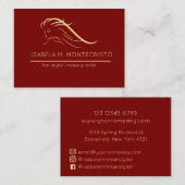 ミニマル美容師 名刺 (正面/裏面)