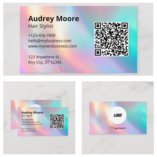 ミニマル美容師 名刺