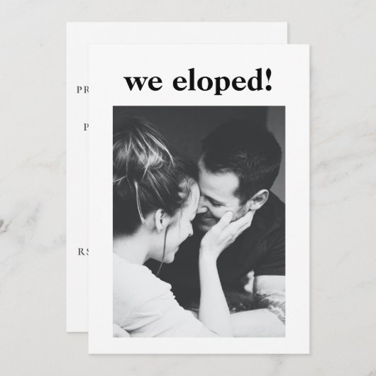 ミニマル美的フォトエロペメントパーティー 招待状 (正面/裏面)