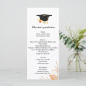 ミニマル脚卒業パーティーのディナーメニュー メニュー (スタンド正面)