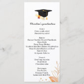 ミニマル脚卒業パーティーのディナーメニュー メニュー (正面)