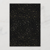 ミニマル脚卒業パーティーのディナーメニュー メニュー (裏面)