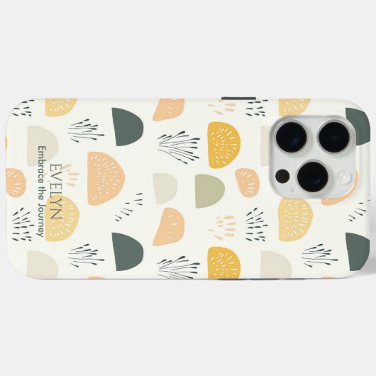 ミニマル自然インスパイア- - Boho Pattern Case-Mate iPhoneケース (裏面 (横))