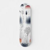 ミニマル自然スインスパイアケートデッキデザイン スケートボード (正面)