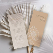 ミニマル自然フローラのフラットメニュー