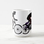 ミニマル自転車アート コーヒーマグカップ (中央)