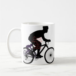 ミニマル自転車アート コーヒーマグカップ