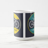 ミニマル自転車イラスト – コーヒーマグカップ (中央)