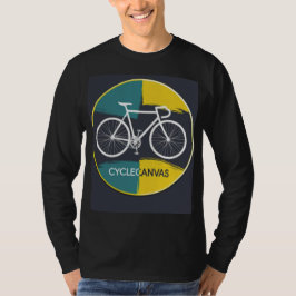 ミニマル自転車イラスト –  Tシャツ