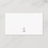 ミニマル航海のSailboat Ahoy Boy Books Forベビー エンクロージャーカード (裏面)