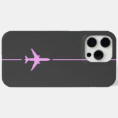 ミニマル航空ケースメイトiPhoneケース Case-Mate iPhoneケース (裏面 (横))