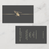 ミニマル航空名刺 名刺 (正面/裏面)
