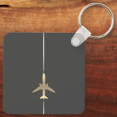 ミニマル航空 キーホルダー (裏面)