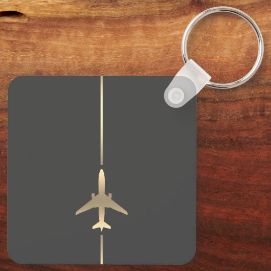 ミニマル航空 キーホルダー (裏面)