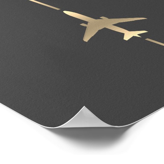 ミニマル航空 ポスター (角)