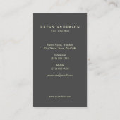 ミニマル航空 名刺 (裏面)