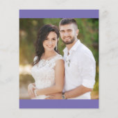 ミニマル色モダンの写真の日付の保存 (裏面)