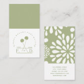 ミニマル花屋ビジネス 名刺 (正面/裏面)