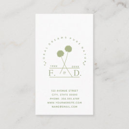 ミニマル花屋ビジネス 名刺