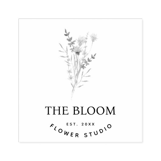 ミニマル花屋 ラバースタンプ (インプリント)