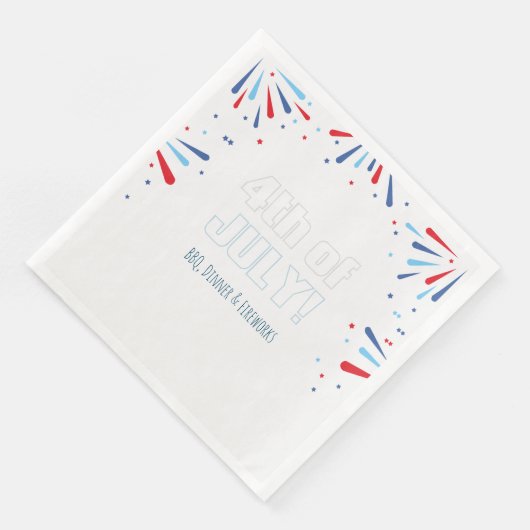 ミニマル花火と7月4日文字 (コーナー)