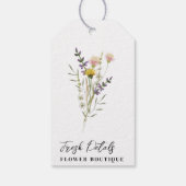 ミニマル花花花屋つるラベル ギフトタグ (裏面)