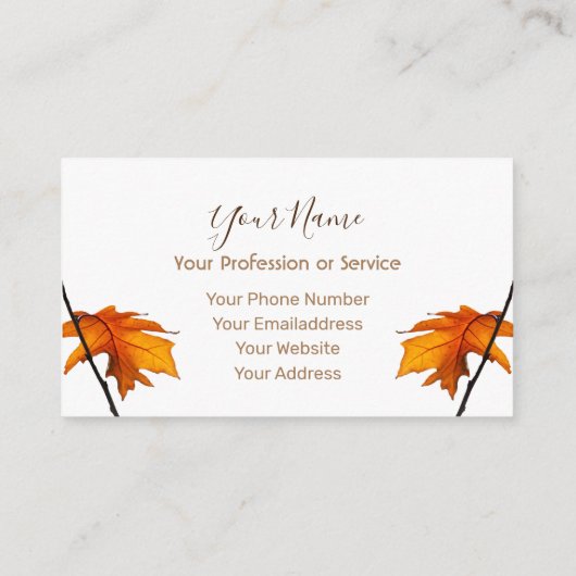 ミニマル葉カラフル葉のデザイン 名刺 (裏面)