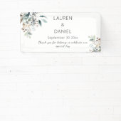 ミニマル葉スセージの名結婚前の感謝 横断幕 (インサイチュ)